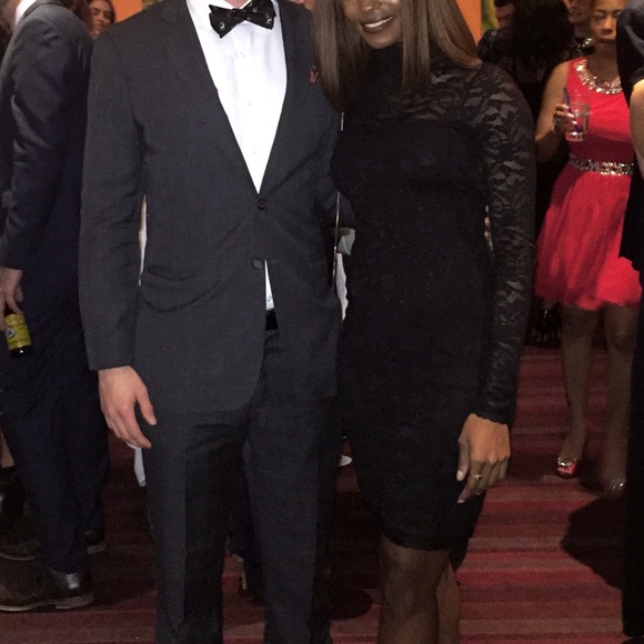 Lace Turtleneck Dress - Picture 3 of 6